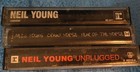 neil young 3 cassette lot rock "Year Of The Horse" "Harvest" And "Unplugged"
