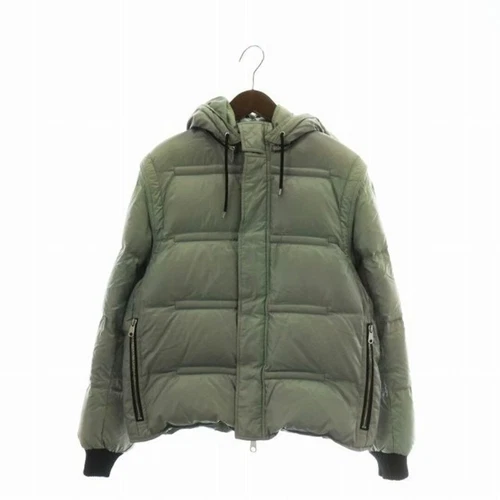 Giubbotto piumino Dior Homme Chris Van periodo cenere 2 vie esterno nylon cappuccio zip