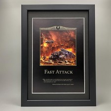 NIGHT LORDS FRAMED ART THE HORUS HERESY CHAOS SPACE MARINES WARHAMMER 40K 40,000