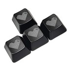 4PCS Unique Coeur Design OEM Translucide WASD Keycaps pour joueurs et bricolage