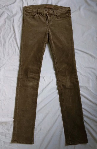 J Brand Corduroy Pants Skinny Leg Brown Retro Casual Women's 28 - Picture 1 of 11
