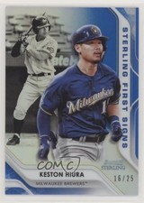 2020 Bowman Sterling First Signs Blue Refractor /25 Keston Hiura #SFS-KH