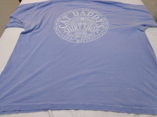 T-shirt Cat Daddy's Shirt Shop Oxford MS Comfort Colors taille 2XL DÉFAUT - Photo 10/10