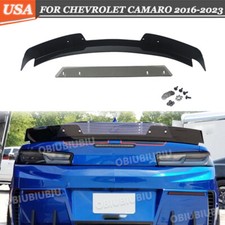 2pcs For Chevy Camaro Rear Trunk Wing Highkick Spoiler Wing Wickerbill 2016-2023 2pcs For Chevy Camaro Rear Trunk Wing Highkick Spoiler Wing Wickerbill 2016-2023