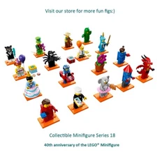 Lego Series 18 Collector Minifigure Series 71021 Shipping's On Us After 1st Fig