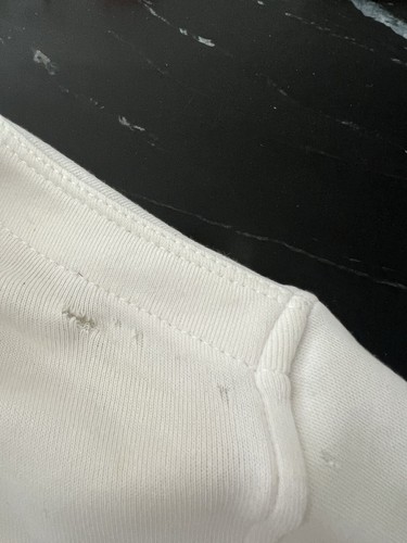 Vintage Versace Sport White Long Sleeve T-Shirt Size 42 EU 6 US Imperfect See - Picture 3 of 9