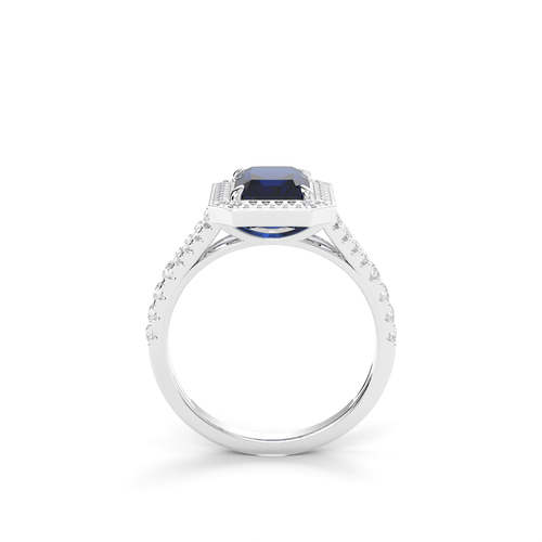 Anillo hecho a mano de piedras preciosas de tanzanita corte rectangular de plata de ley 925 envío gratuito - Imagen 25 de 36