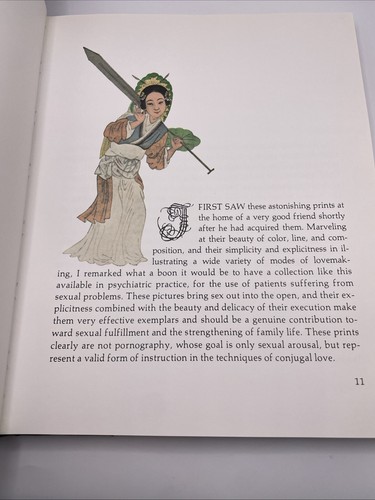 Vintage Hardback Book Erotic Art Of China 1977, Unique Prints & Poems - Foto 8 di 17