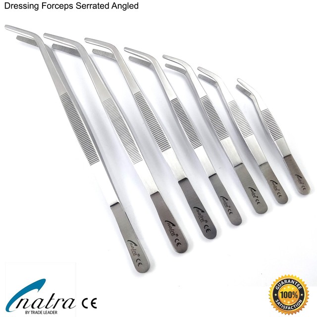 Anatomical Tweezers Straight/Curved Dental Dentist Seam Surgical NATRA Anatomical Tweezers Straight/Curved Dental Dentist Seam Surgical NATRA