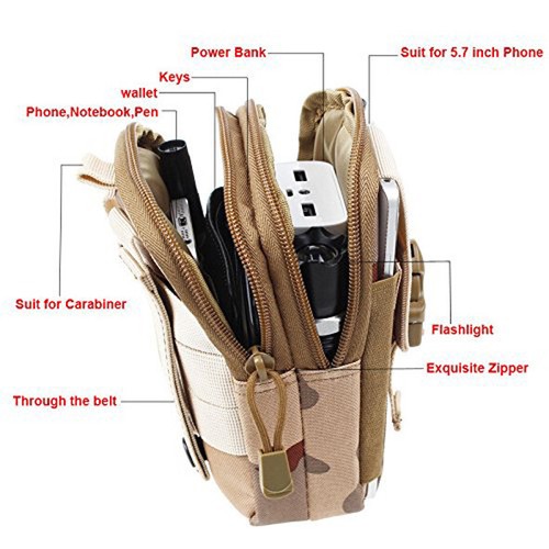 Army Military Belt Pouch Molle Bag - Picture 6 of 10