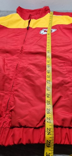 NWT NFL Kansas City Chiefs Red Windbreaker Light Jacket Men's L Large - Picture 4 of 9