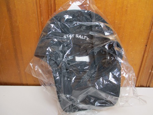 LMNT Stay Salty Nike Golf Dri-Fit Black Canvas Baseball Hat M/L Embroidered NEW - Picture 3 of 5