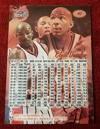 1996-97 Fleer Ultra Iverson Jordan O'Neal Nash Court Masters Pippen - Picture 47 of 204