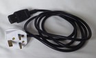 1,8 m IEC Strom-/Kabel-Netzkabel mit 3-poligem Stecker 13 AMP für PC-Monitor usw. (SP6)