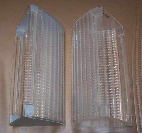 1973 - 1974 Ford Thunderbird T-Bird Left & Right Parking Light Lenses Pair 73 74 - Picture 6 of 7