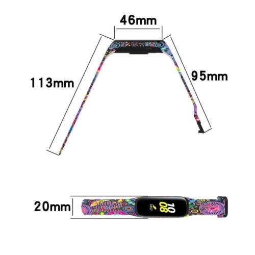 Bracelet Replacement Strap Colorful Silicone For Samsung Galaxy Fit 2 SM-R220 - Picture 3 of 23