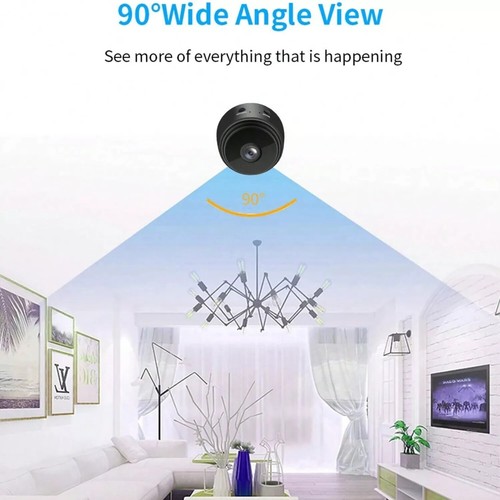 2Pc 1080P Wireless WiFi CCTV Indoor Outdoor MINI IP Camera CAM Home Security Kit - Picture 6 of 10
