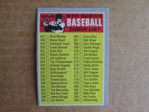 1970 TOPPS BASEBALL HIGH CARD SINGOLI COMPLETA IL TUO SET SCEGLI AGGIORNATO 27/05 - Foto 10 di 323