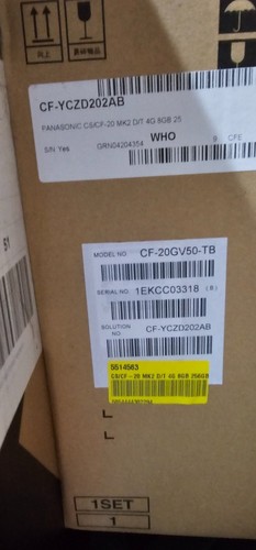 Panasonic Toughbook CF-20 MK2 4G LTE Tablet & Keyboard Full Kit i5 256GB 8GB NEW - Picture 9 of 9