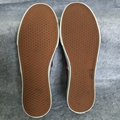 Vans Slim Low Profile Canvas Shoes, Men's 5 / Women's 6.5 (Burgundy) - Picture 7 of 8