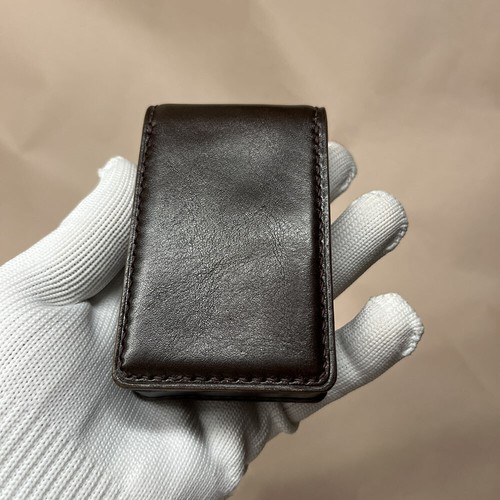Handmade Custom Made Veg Tanned Leather Cowhide Cigarette Case Pocket Holder Box - Picture 5 of 12