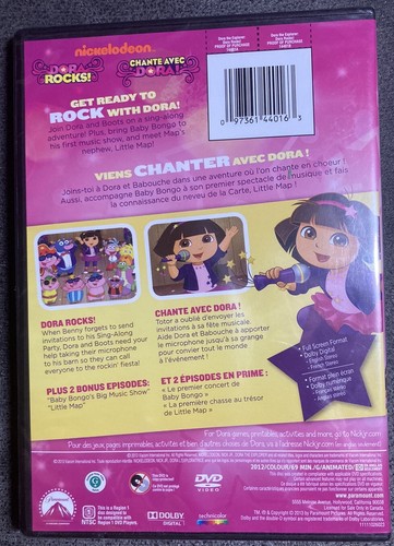 Dora The Explorer: Dora Rocks DVD Nickelodeon Full Screen Brand New Sealed - Picture 2 of 2