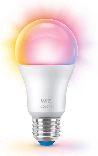 2x WiZ Smart Colour Birne E27 8,5W Bewegungssensor funktioniert mit Alexa Google Assistant
