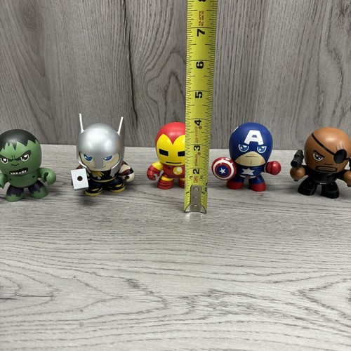 Marvel Mighty Muggs 2011 Hasbro The Avengers Hulk Thor Iron Man Captain America - Picture 8 of 14