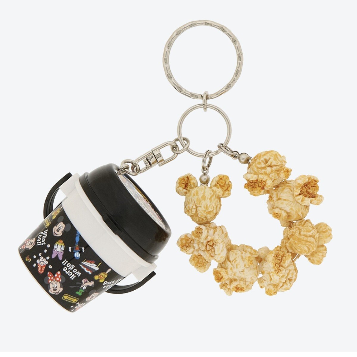 Japan Tokyo Disney Resort 2024 Key Chain Popcorn Bucket