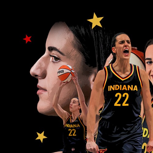 Caitlin Clark Fever T-Shirt Indiana Basketball Fan Art Graphic Tee - Picture 3 of 7