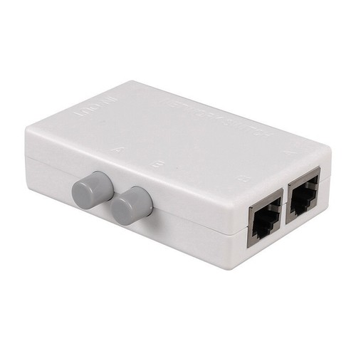 RJ45 Network Switch Ethernet Network Box Switcher Manual Sharing Switch Adap-*- - Photo 8/8