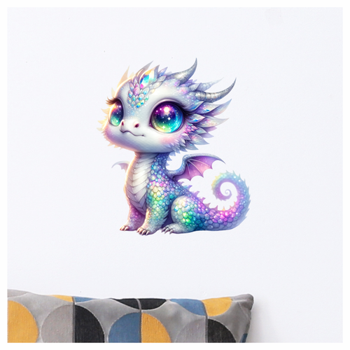 Bunter Drache Vinyl Wandaufkleber Laptop Auto Toilette Fantasy Aufkleber Mythische Kunst - Bild 68 von 79