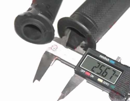 Pair Rubber Made Black Handlebar Grip Jawa Babetta Models 7/8" Scooter - Picture 6 of 6