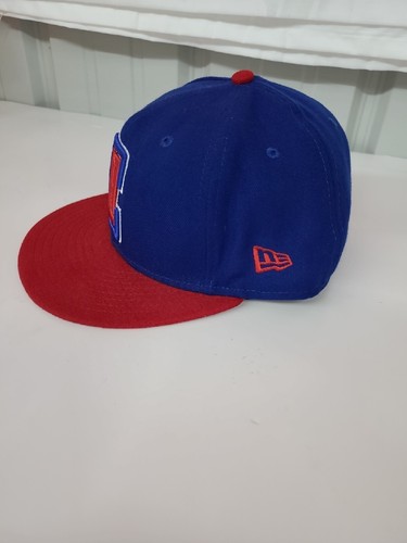 Los Angeles Clippers LA New Era 59FIFTY NBA Sz 7 1/8 Hat Cap  Blue/Red - Picture 2 of 9