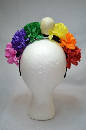 U PICK HALLOWEEN Spider Head Band Purple Black Bow Adjust DAY Dead SKULL Flowers - Picture 6 of 14