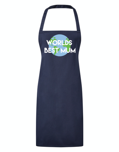 Worlds Best Mum Apron Cooking Baking Gift - Picture 6 of 20
