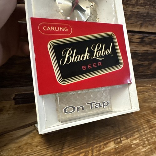 Vintage Carling bar clock Black Label Rare No Light. Beer Brewing - Picture 9 of 12