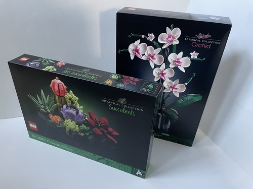 LEGO Botanic Collection Succulents 10309 & Orchid 10311 Building Kit -SHIP FAST- - Picture 13 of 13