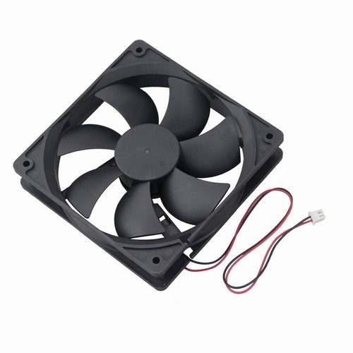 120mm Lüfter Gehäuselüfter 5V 12V 24V für PC Computer 120x120x25mm leise FAN DE - Bild 2 von 6