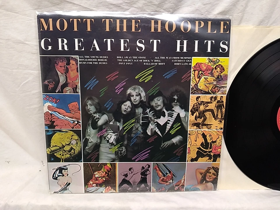Mott The Hoople Greatest Hits Vinyl LP Columbia records PC 34368 1976 - Image 2 of 4