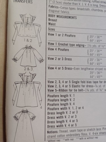 Dress Pinafore Smocking Childs 1 1T Simplicity 5293 Sewing Pattern Cottagecore - Picture 8 of 8