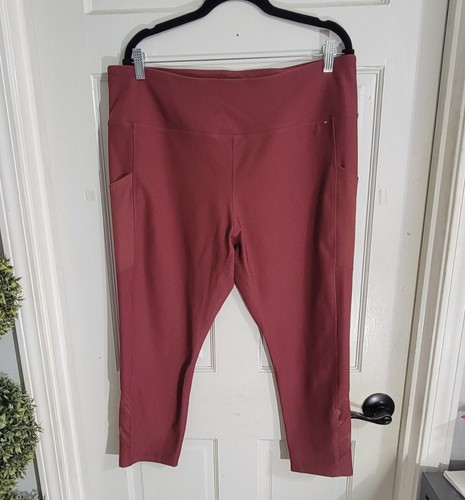 Lot Of 2 Mondetta Performance Luxury Red Blue Leggings Mesh Accent Size XXL - Picture 5 of 11