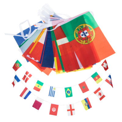 Drapeau De officiel La Coupe Du Monde International Fanions Bannière Drapeaux