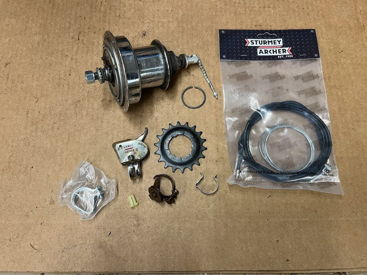 Sturmey Archer 40 Spoke Hole AG 3 Speed 1958 Bicycle Dynohub