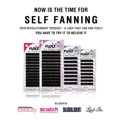 Easy Fanning Lashes Noir 0.07 Self Fanning Eyelash Extensions Russian Volume C D - Picture 6 of 12
