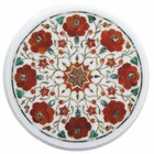 12'' Marble Table Top coffee Marble Inlay Pietra Dura Art For Home Decor Garden