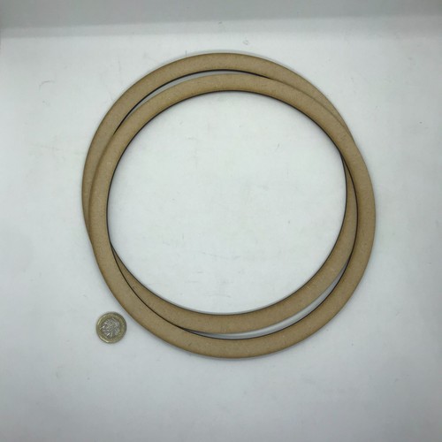 wooden shape macrame x2 heart star moon circle cloud wall hanging hoops frame - Picture 2 of 17