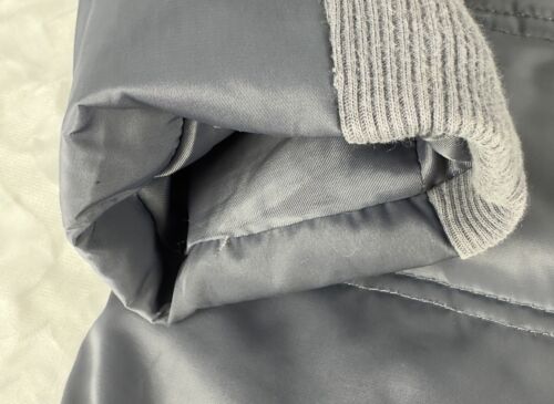 Elie Tahari Daunenpuffermantel Gürtelschal Kragen grau Damen Größe extra klein XS - Bild 20 von 20