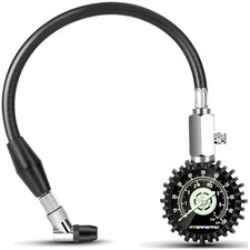 Reifendruckprüfer, analog, 2,5 Zoll, Glow in Dark, bis 7 bar, Luftdruckmesser...