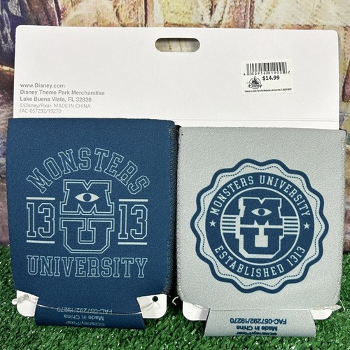 Disney Parks Pixar Monster's University Mike & Sulley Getränkehalter Koozie H6 - Bild 2 von 5